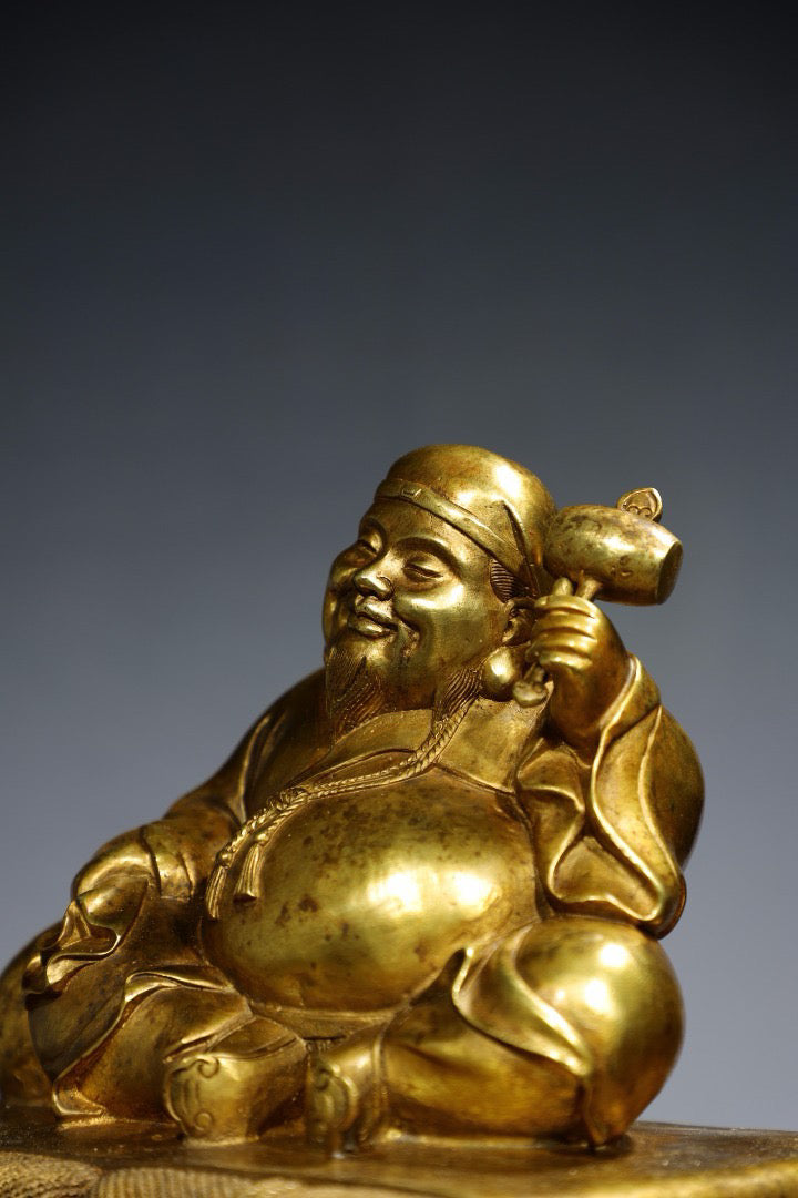 Chinese antique pure copper Buddha statue