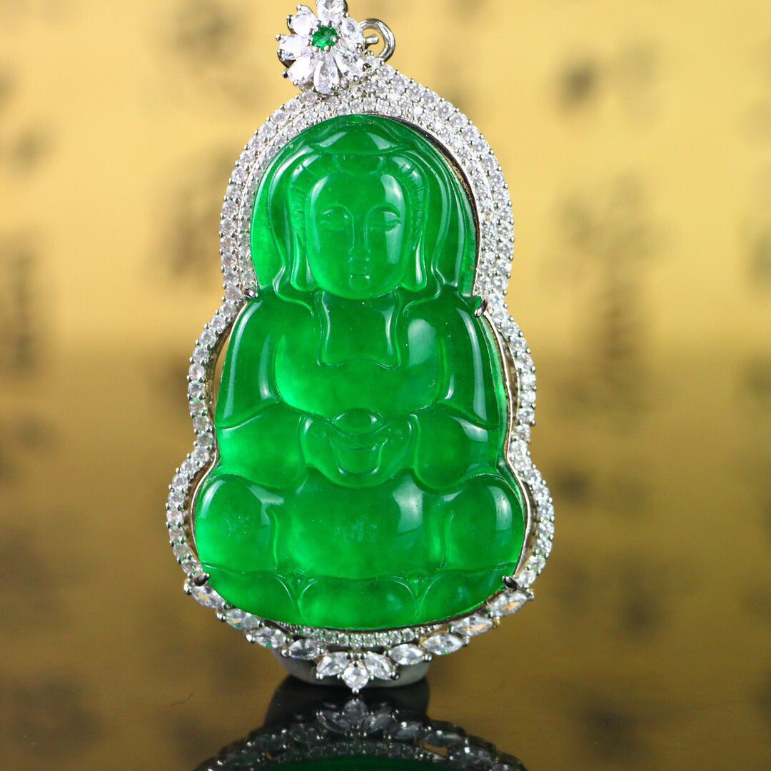 Chinese antique high ice [Guanyin]