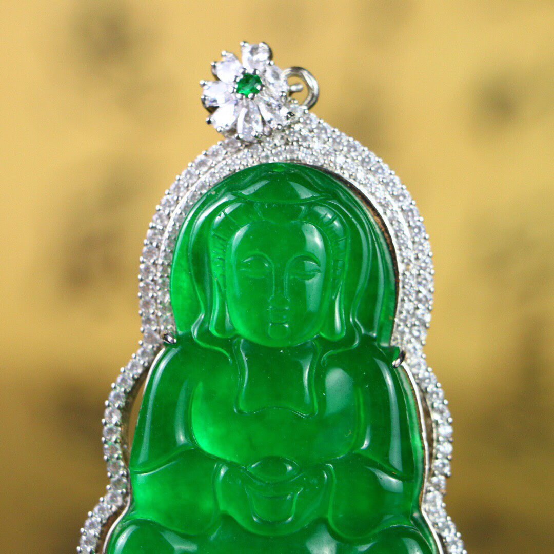 Chinese antique high ice [Guanyin]