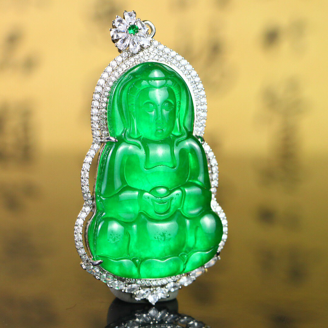 Chinese antique high ice [Guanyin]