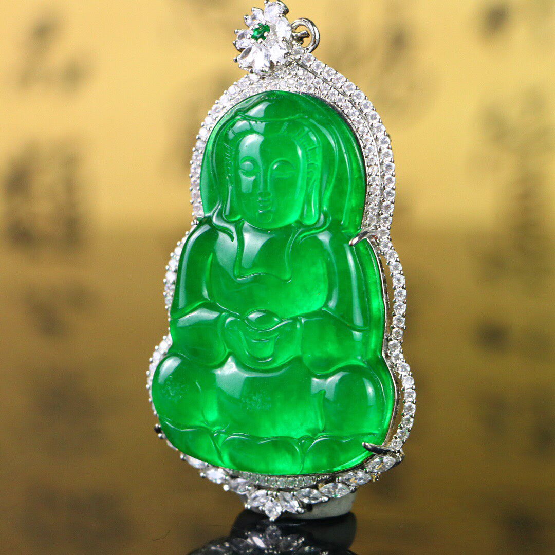 Chinese antique high ice [Guanyin]