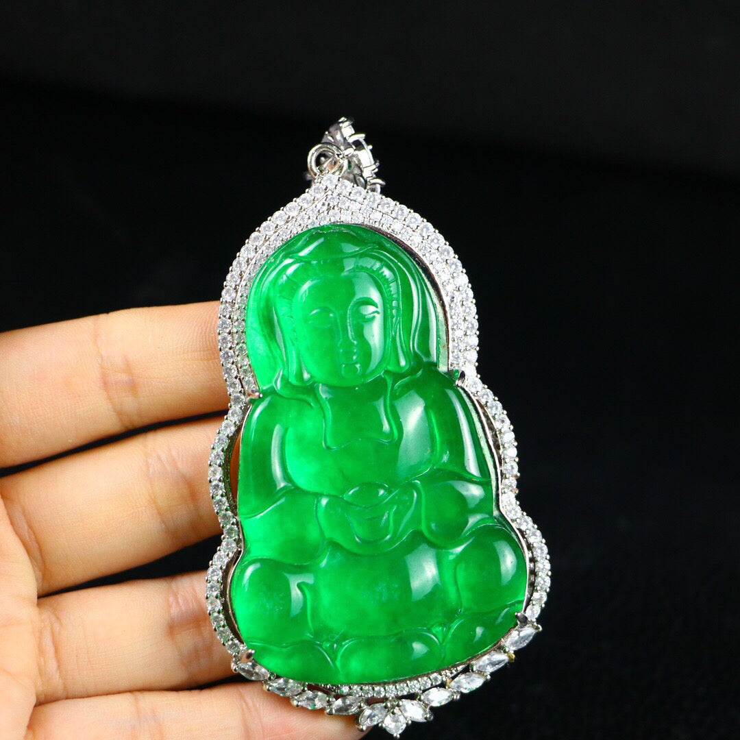 Chinese antique high ice [Guanyin]