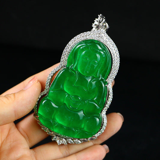 Chinese antique high ice [Guanyin]