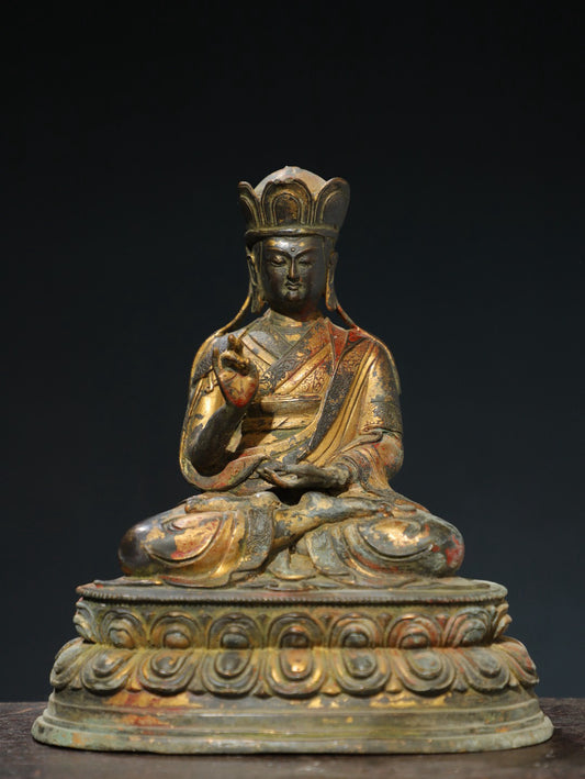 Purple Copper [King of Tibet] Buddha Statue