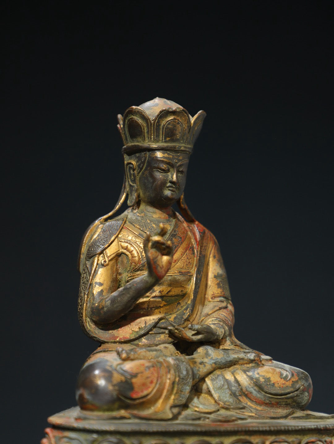 Purple Copper [King of Tibet] Buddha Statue
