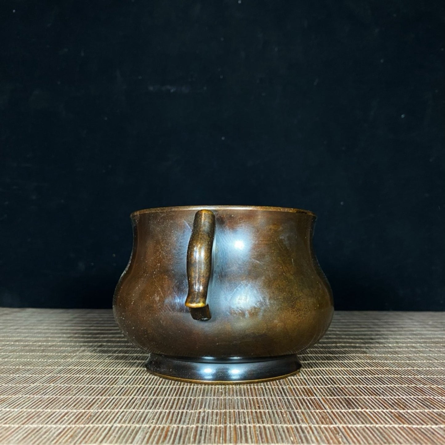Pure copper fish ear incense burner