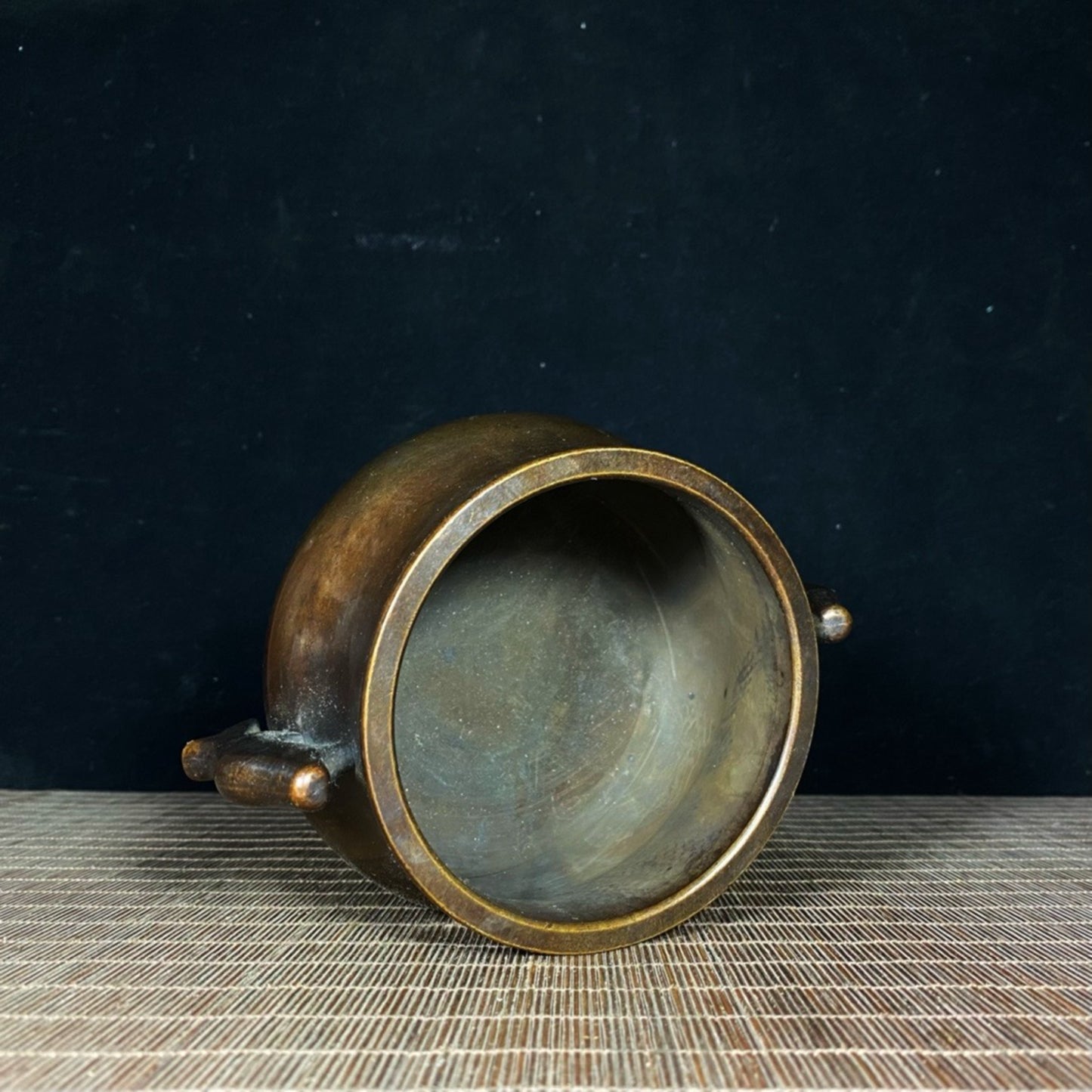 Pure copper fish ear incense burner