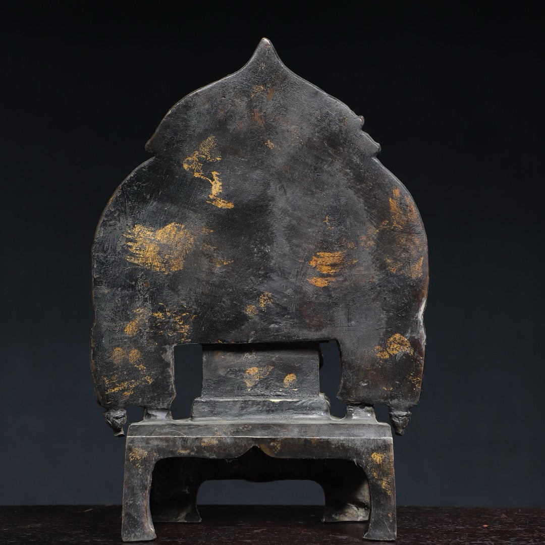 Chinese antique pure copper statue of Northern Wei Buddha