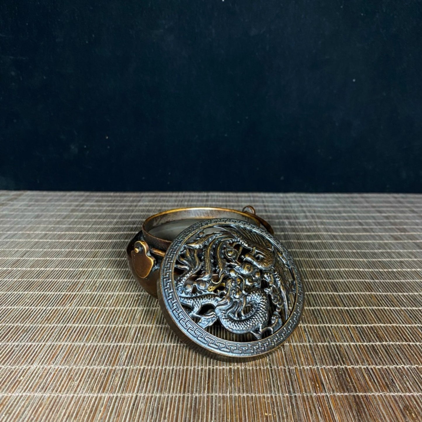 Pure copper dragon and phoenix handmade stove