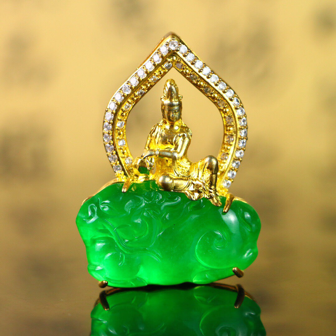 Chinese antique high ice [Guanyin]