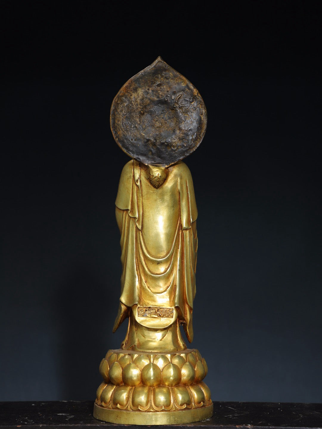 Chinese antique pure copper statue of Amitabha Buddha