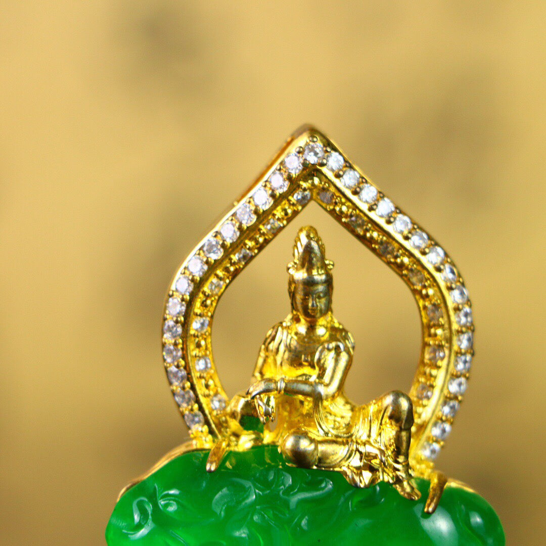 Chinese antique high ice [Guanyin]