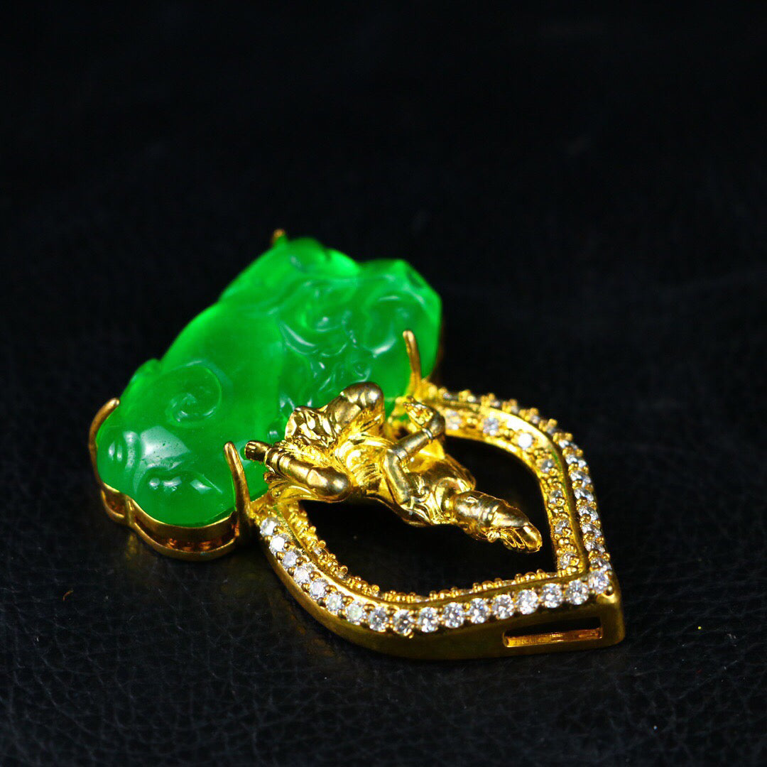 Chinese antique high ice [Guanyin]