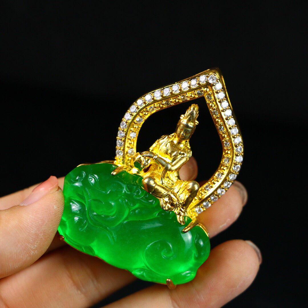 Chinese antique high ice [Guanyin]
