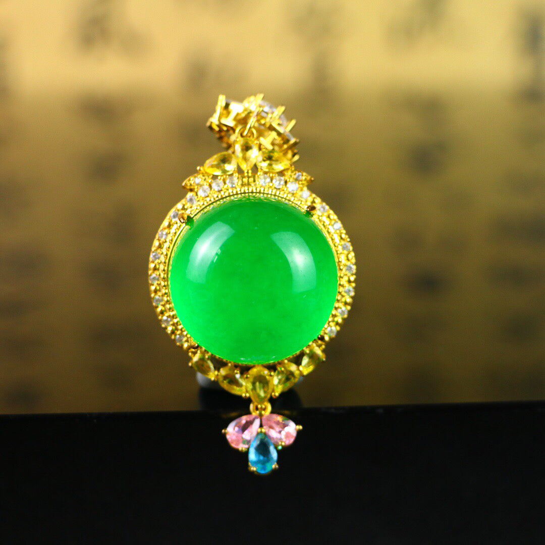 Chinese antique high ice pendant