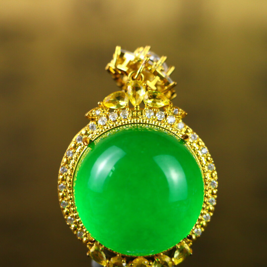 Chinese antique high ice pendant
