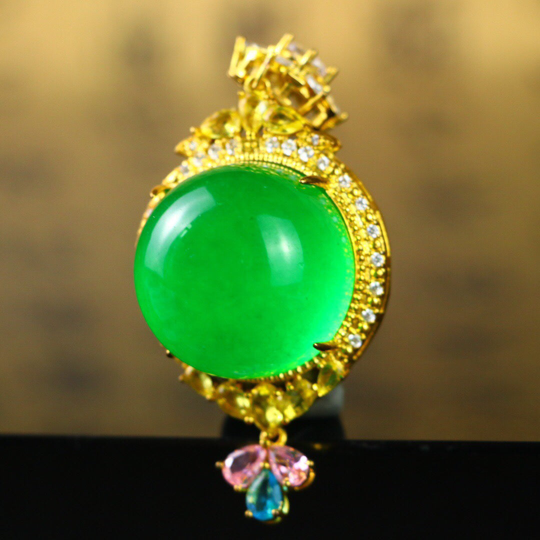 Chinese antique high ice pendant
