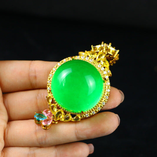 Chinese antique high ice pendant