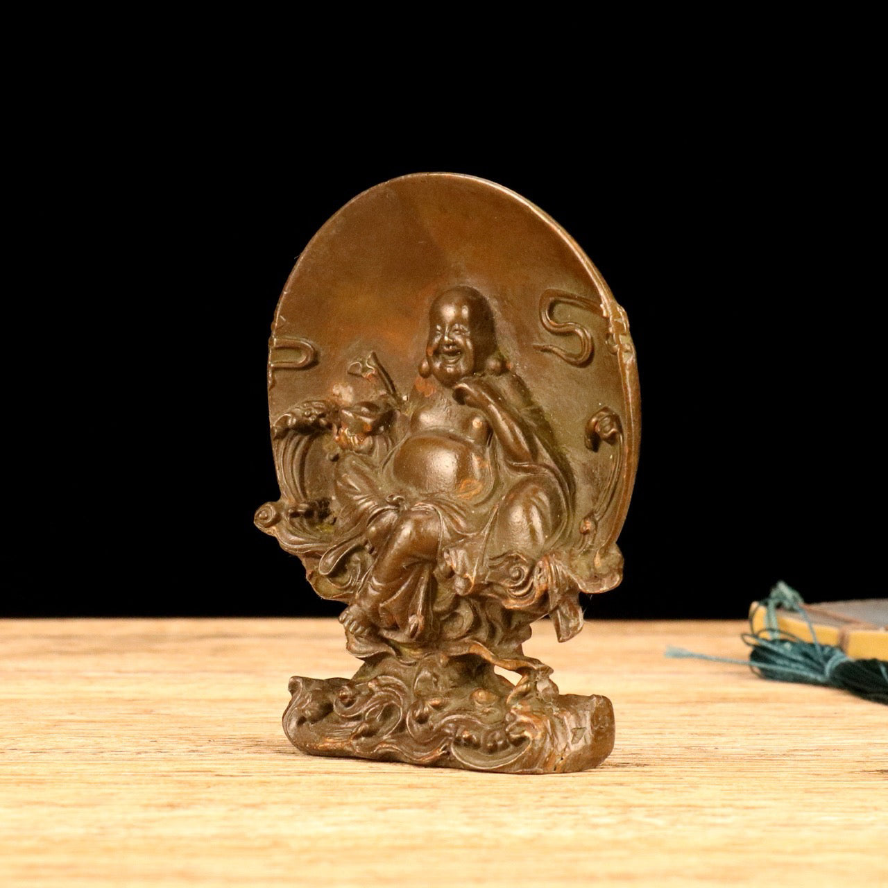 Chinese Antique Alloy Maitreya Buddha