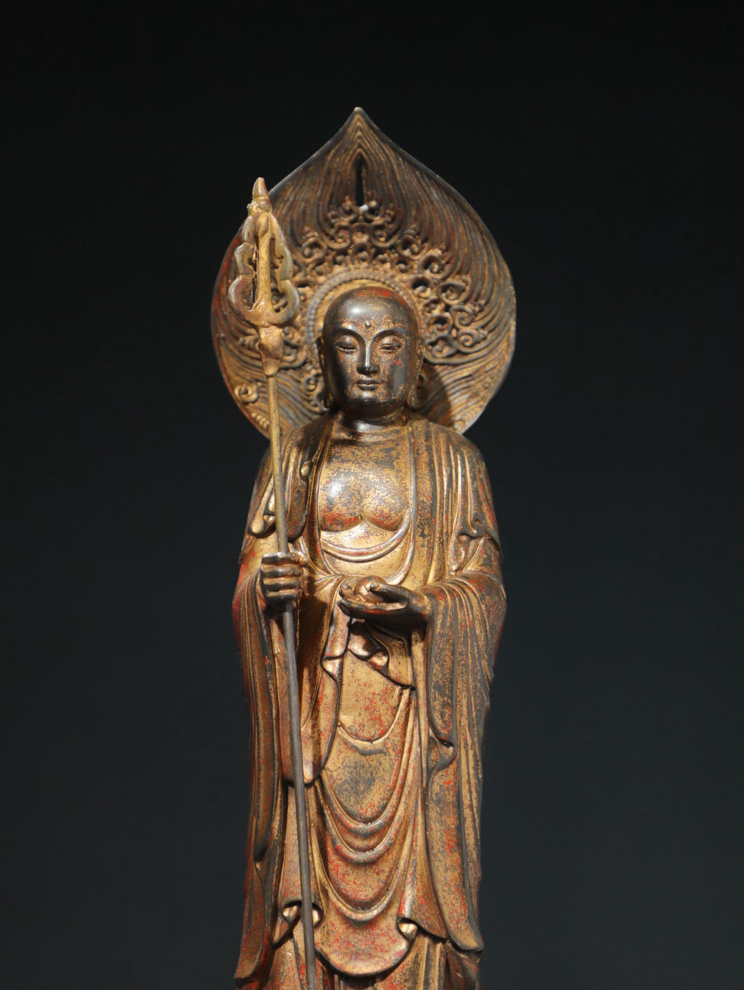 Bronze mud gold [King of Tibet] Buddha statue