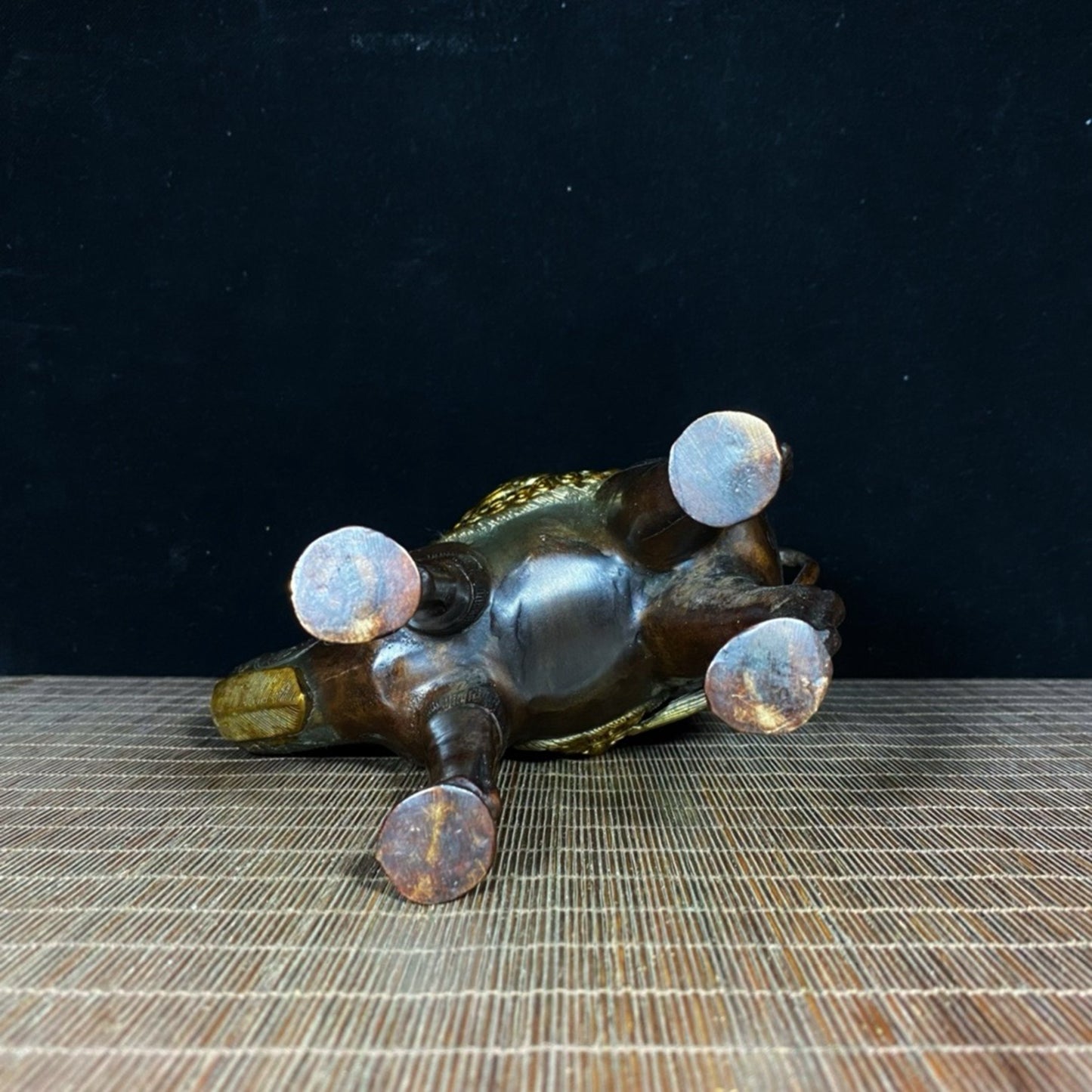 Pure copper gilded camel