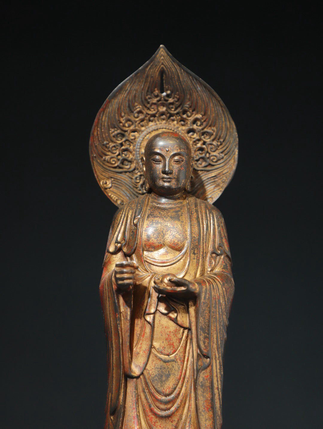 Bronze mud gold [King of Tibet] Buddha statue