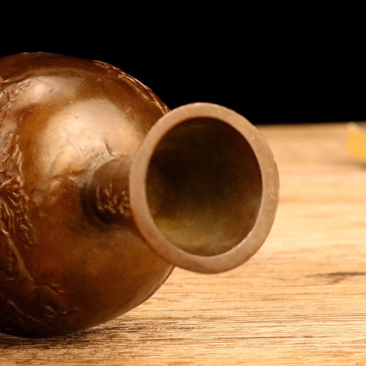 Chinese Antique Alloy Dragon Cup