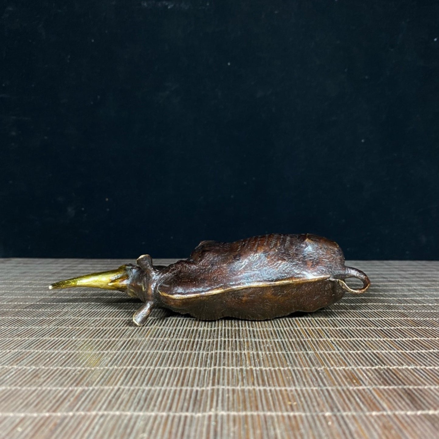 Pure copper gilded rhinoceros