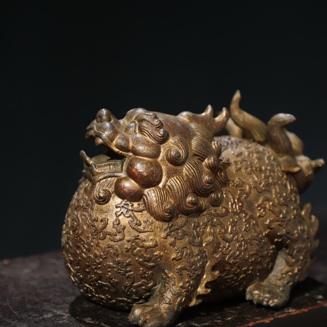 Bronze clay and gold inscriptions ornaments [Beast] ornaments