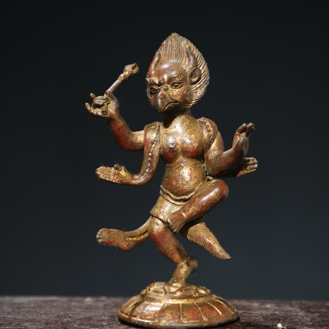 Bronze mud and gold Buddha statues