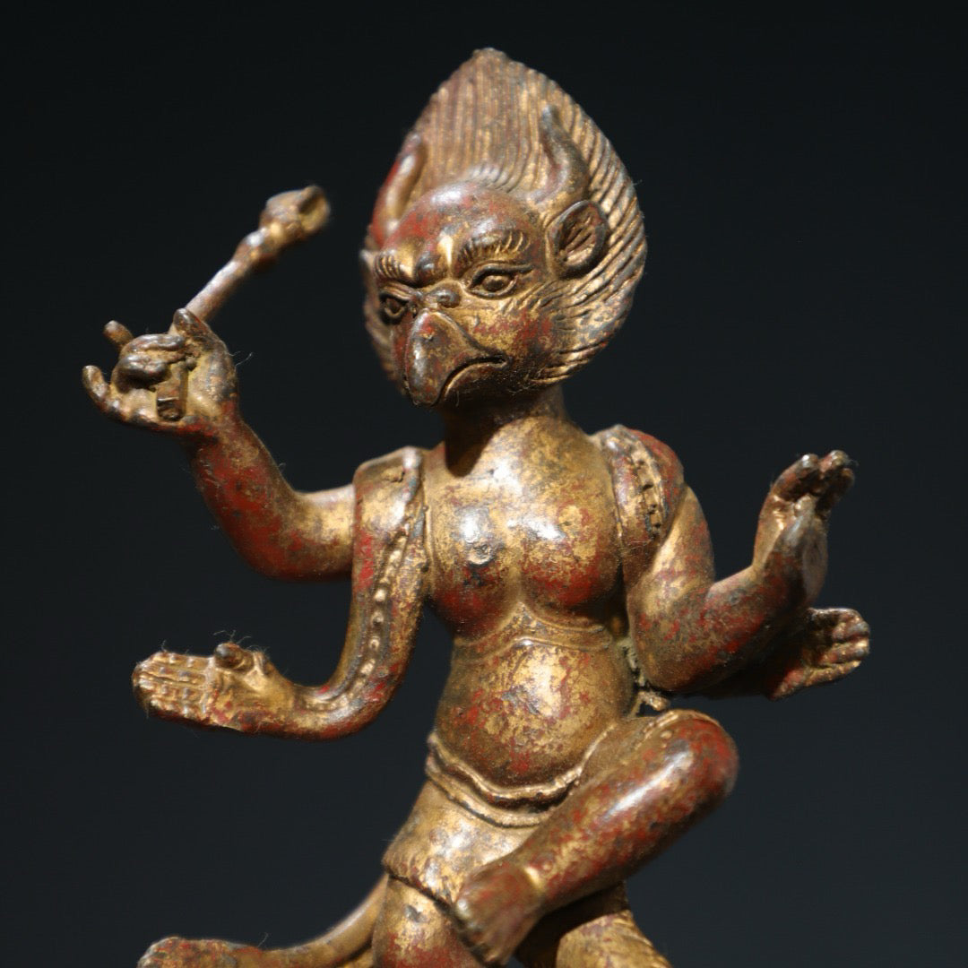 Bronze mud and gold Buddha statues