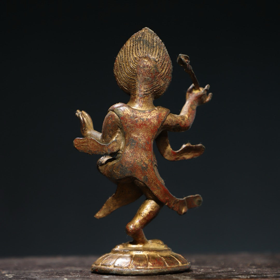 Bronze mud and gold Buddha statues