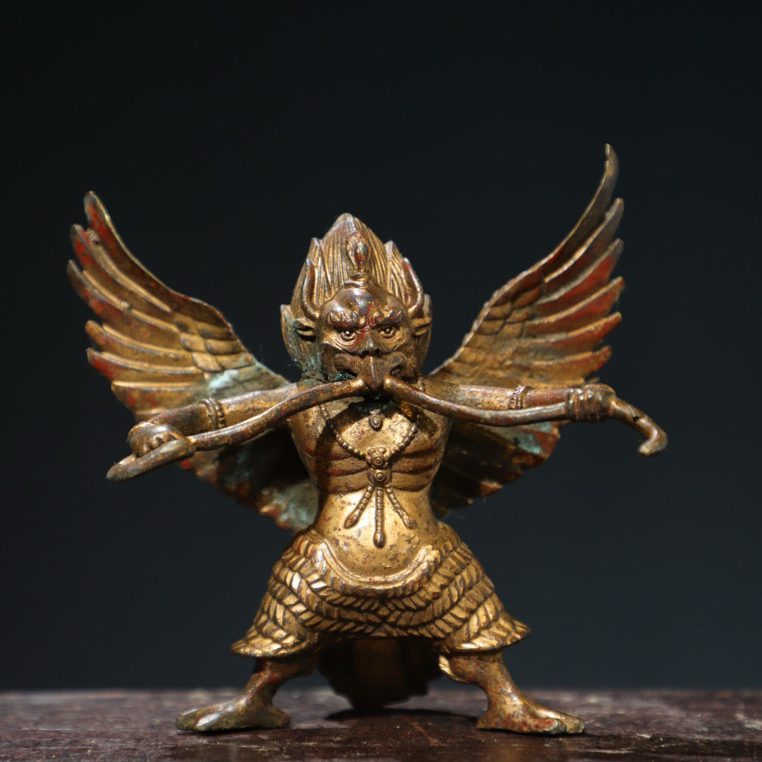 Bronze mud gold [Dapeng Bird] Buddha statue