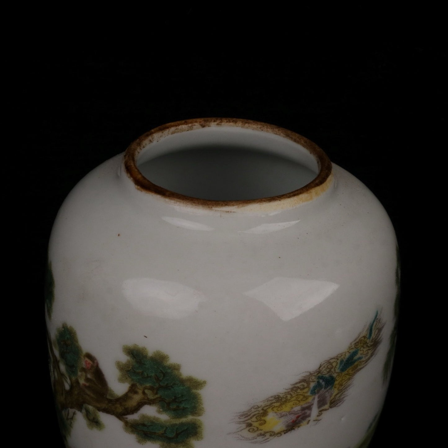 Pink Twelve Zodiac Pattern Small Tea Jar