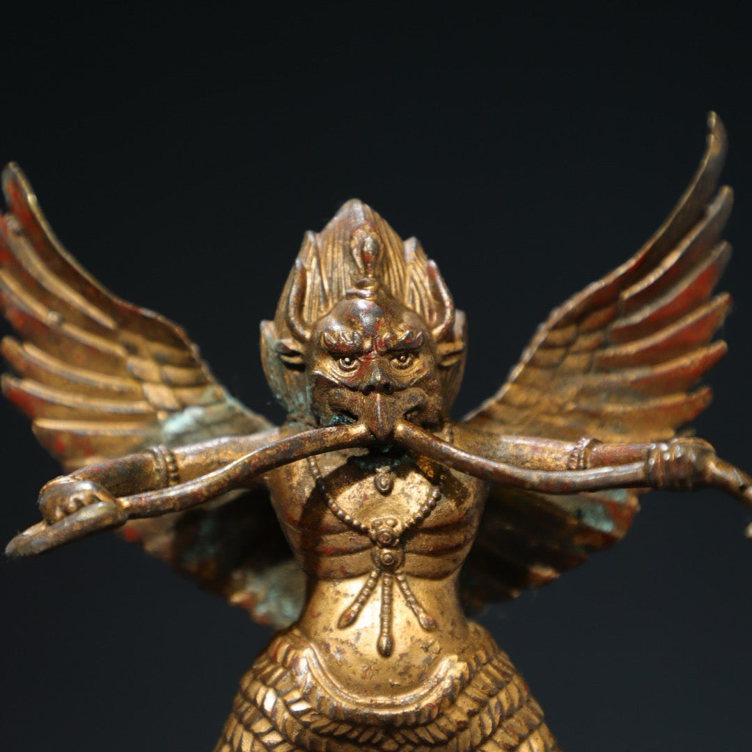 Bronze mud gold [Dapeng Bird] Buddha statue