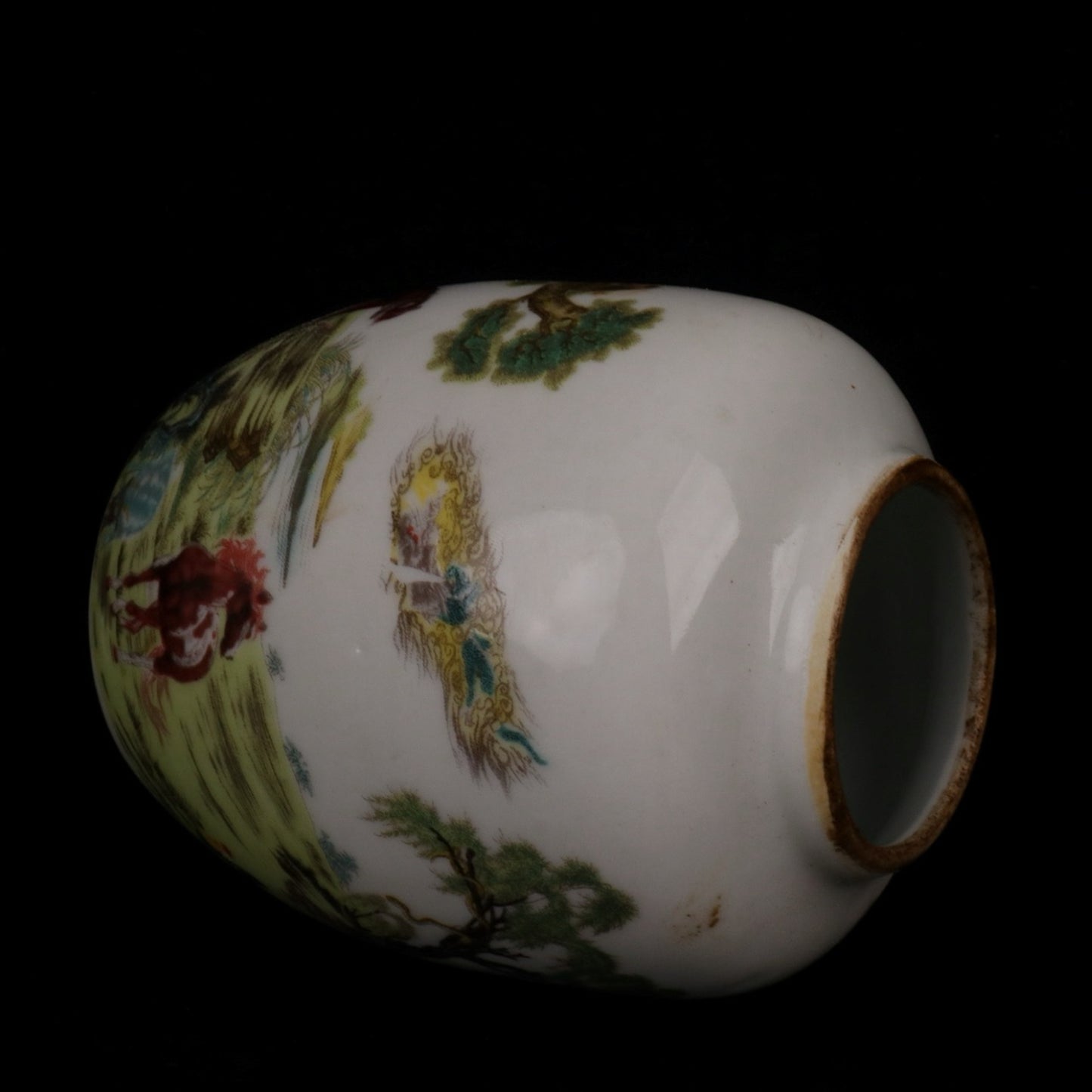 Pink Twelve Zodiac Pattern Small Tea Jar