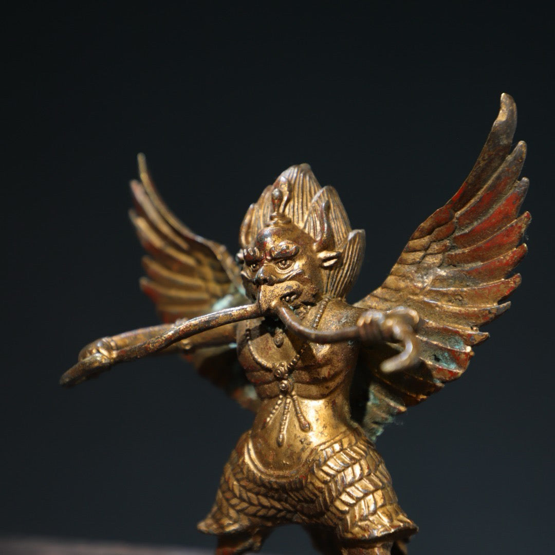Bronze mud gold [Dapeng Bird] Buddha statue