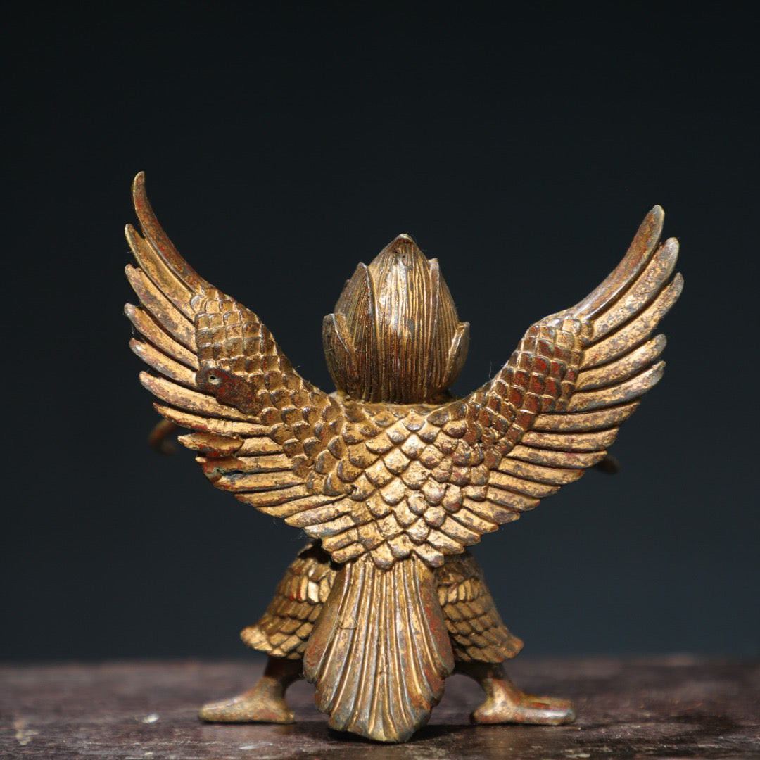 Bronze mud gold [Dapeng Bird] Buddha statue
