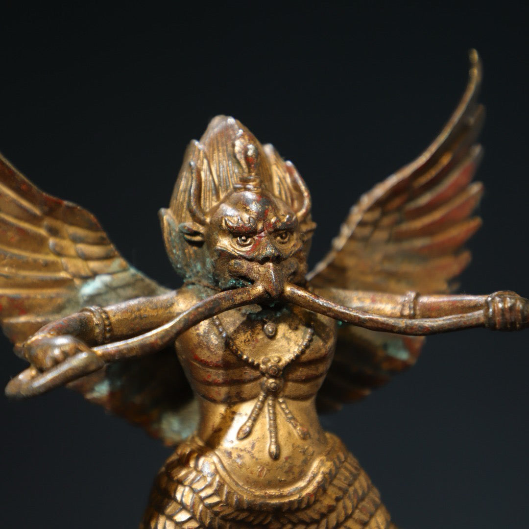 Bronze mud gold [Dapeng Bird] Buddha statue