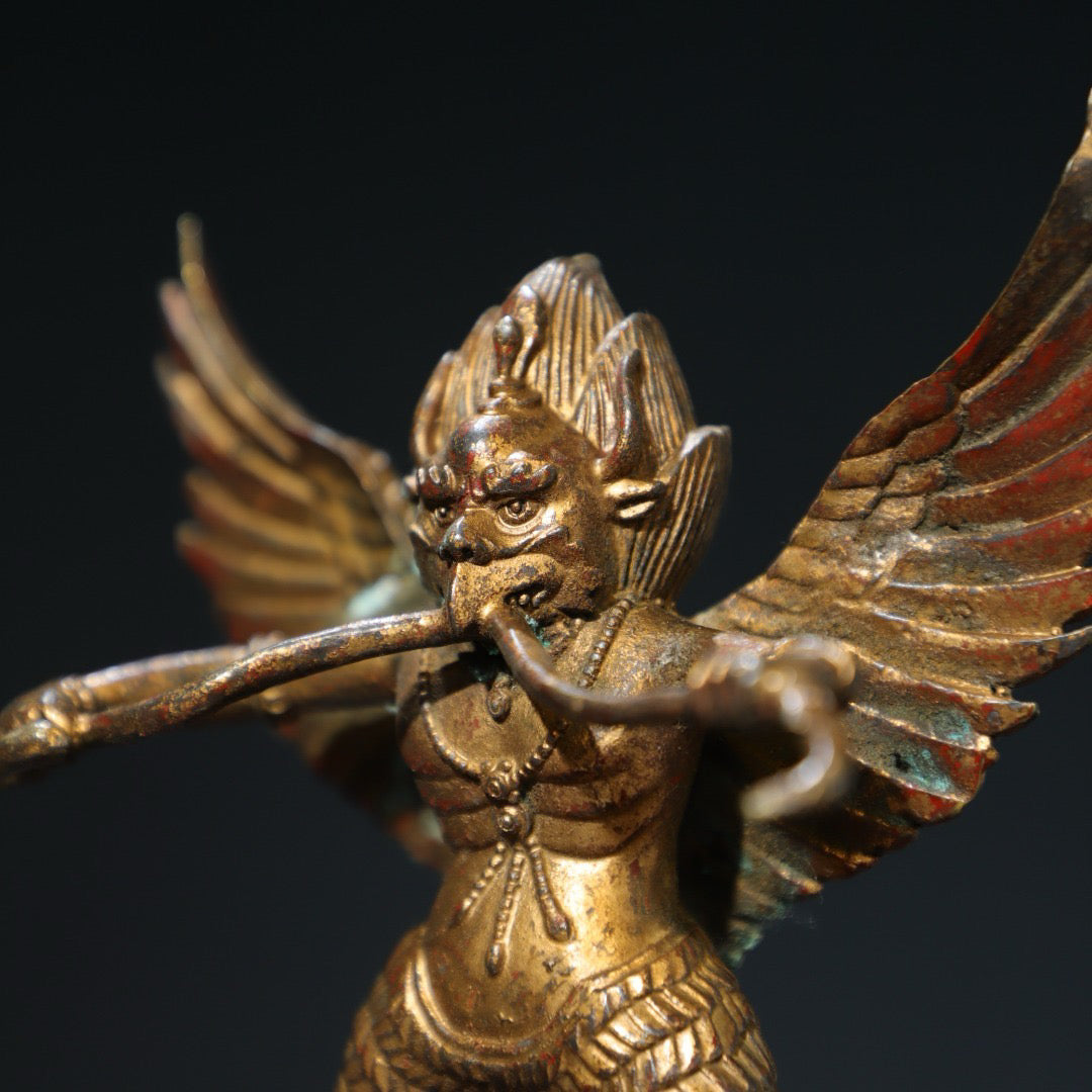 Bronze mud gold [Dapeng Bird] Buddha statue