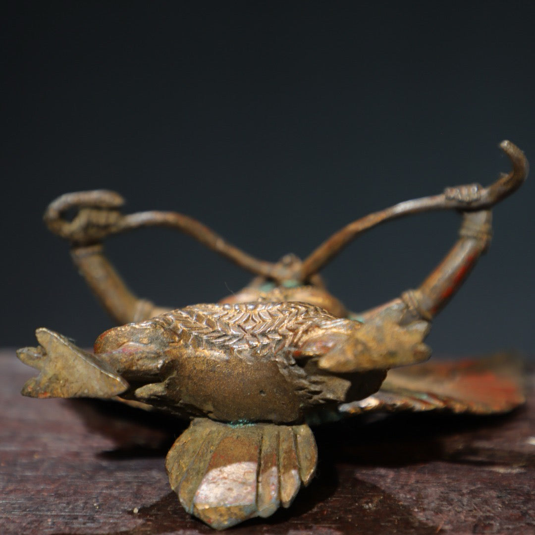 Bronze mud gold [Dapeng Bird] Buddha statue