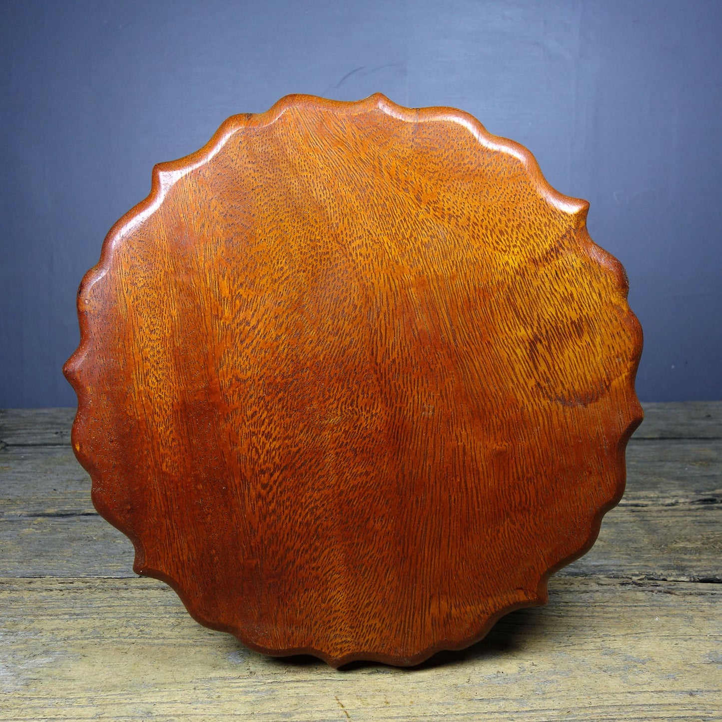 Chinese antique rosewood tea plate and fruit plate