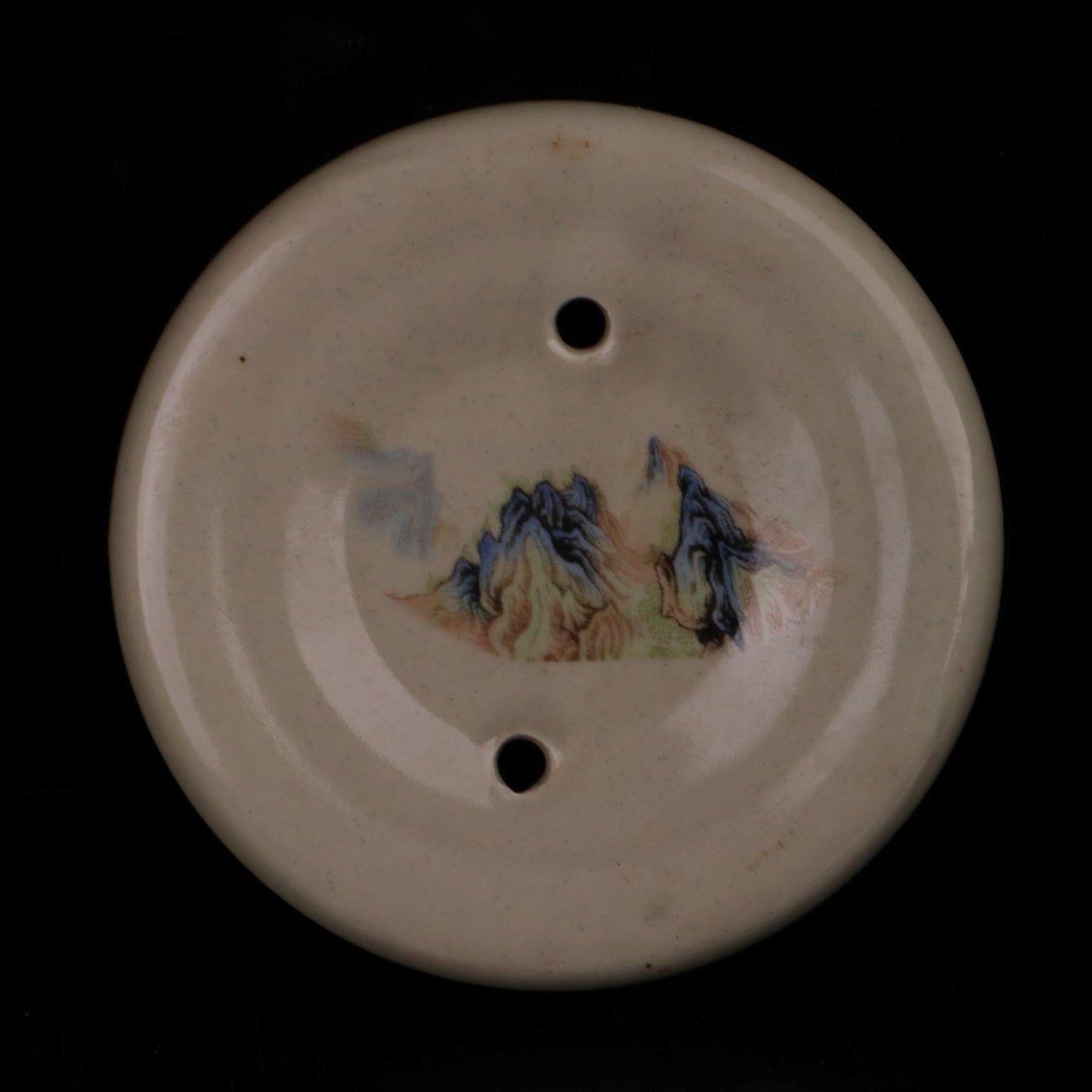 Pink Thousand Mile Jiangshan Patterned Cricket Jar