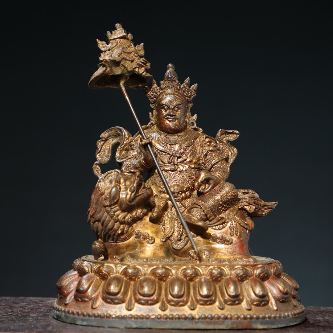 Bronze mud gold [Treasure Heavenly King] Buddha statue