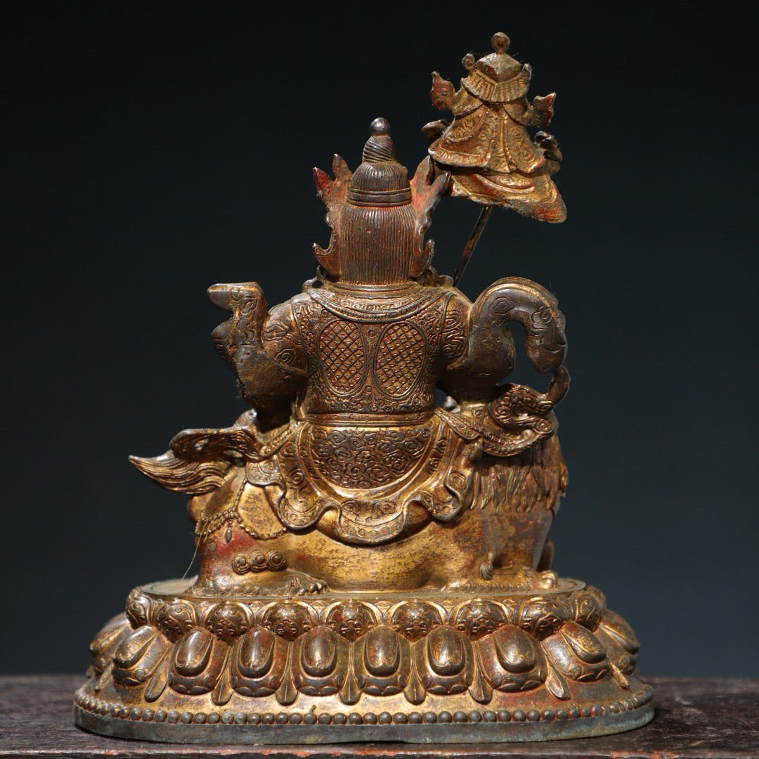 Bronze mud gold [Treasure Heavenly King] Buddha statue