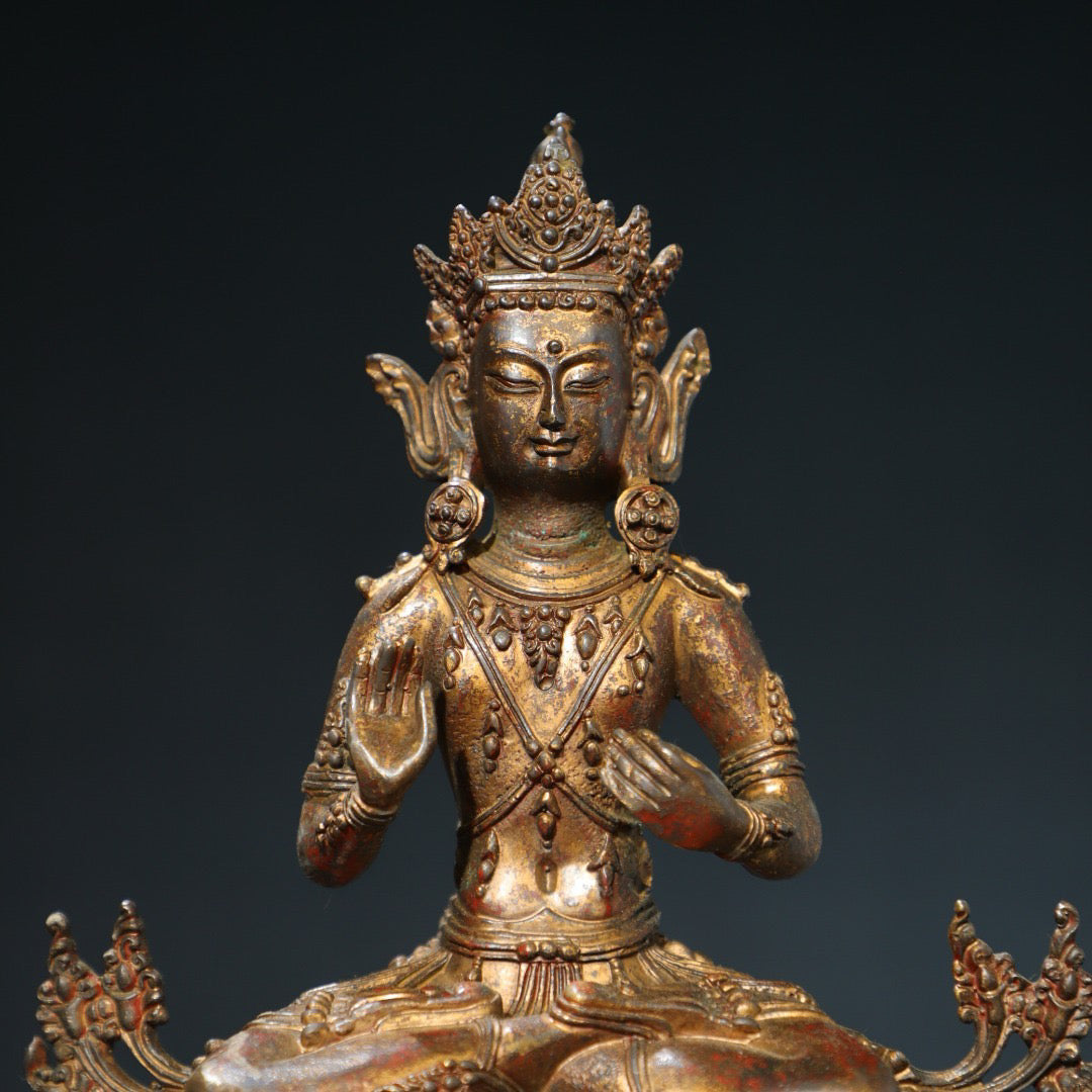 Bronze mud gold [Great Holding Vajra] Buddha statue