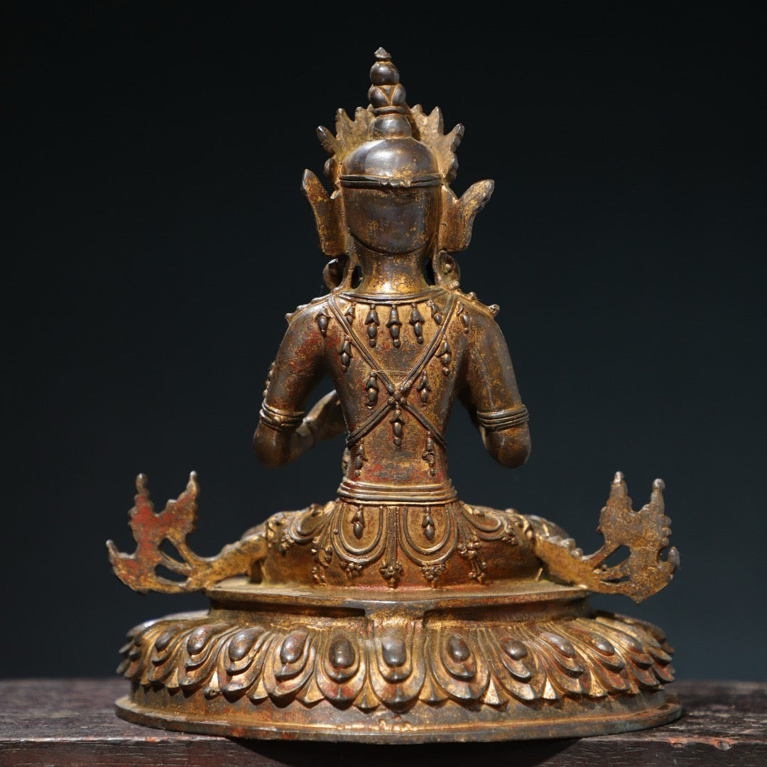 Bronze mud gold [Great Holding Vajra] Buddha statue