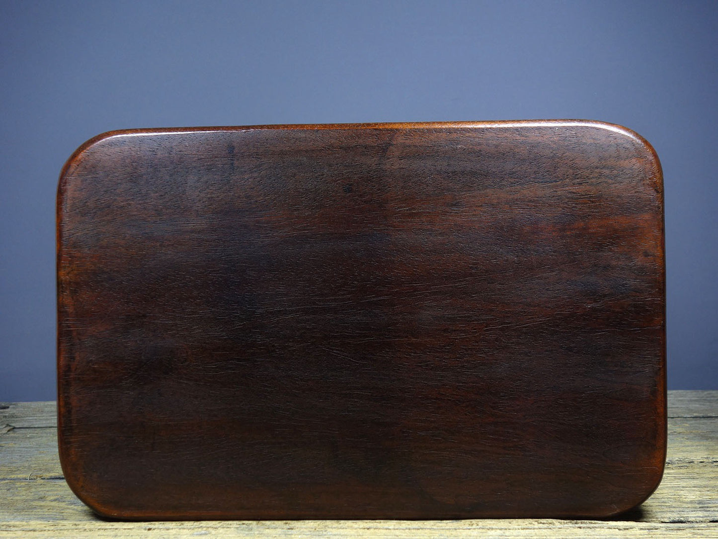 Chinese antique rosewood carved tea plate