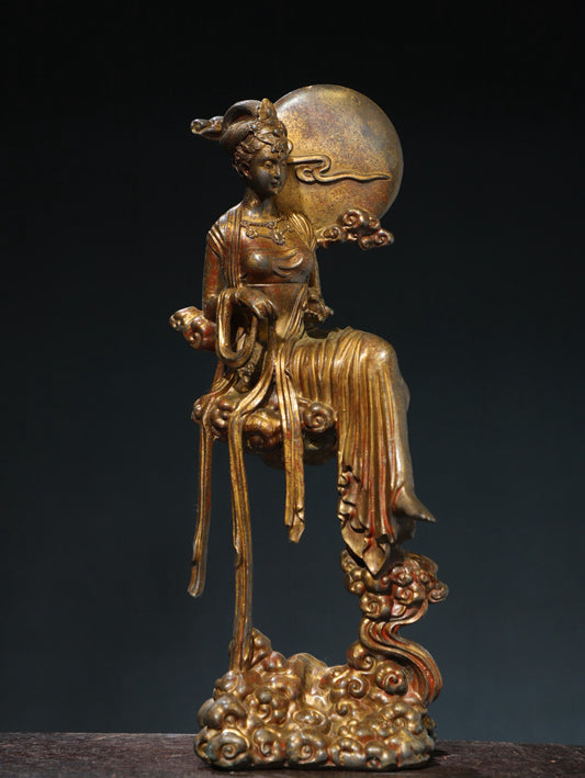 Bronze mud gold [Maiden] statue