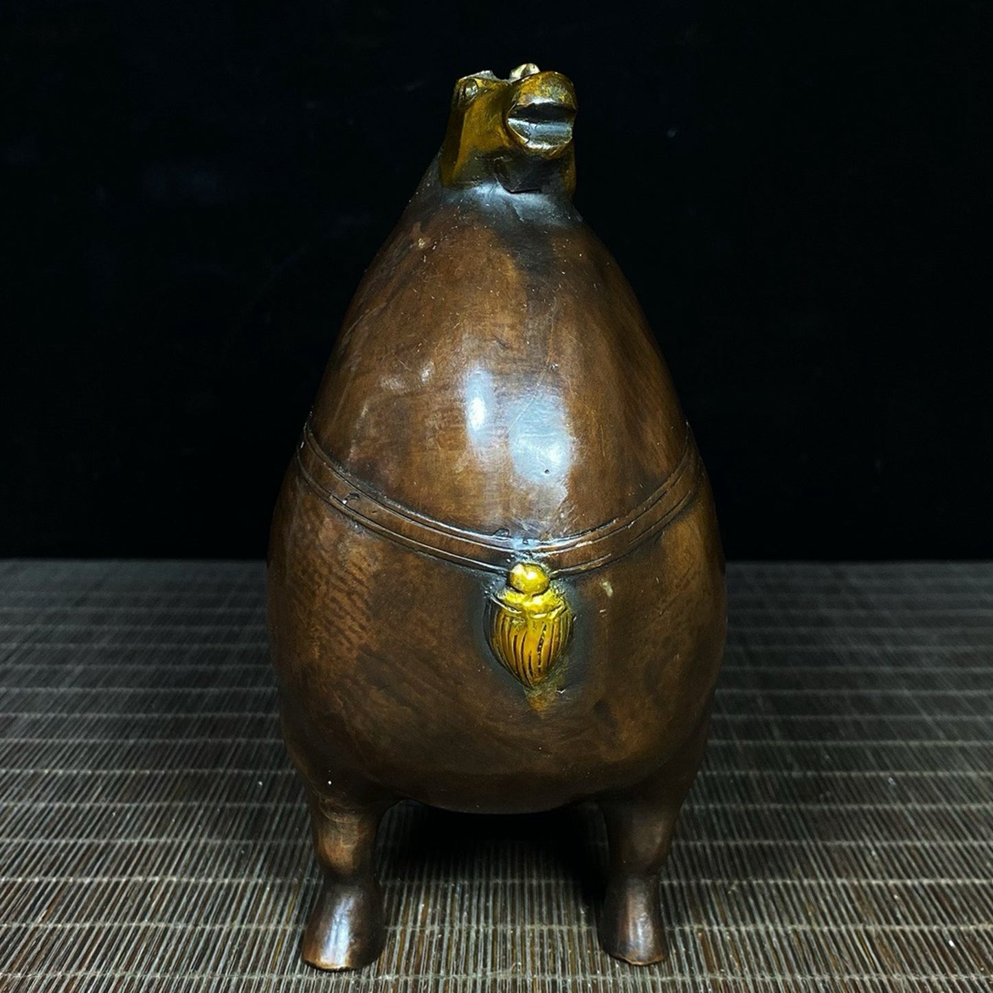 Pure copper gilded golden horse